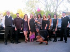 April - My birthday was very special; we rented a limo to take us up to the city and one of my friends from Argentina even came up!